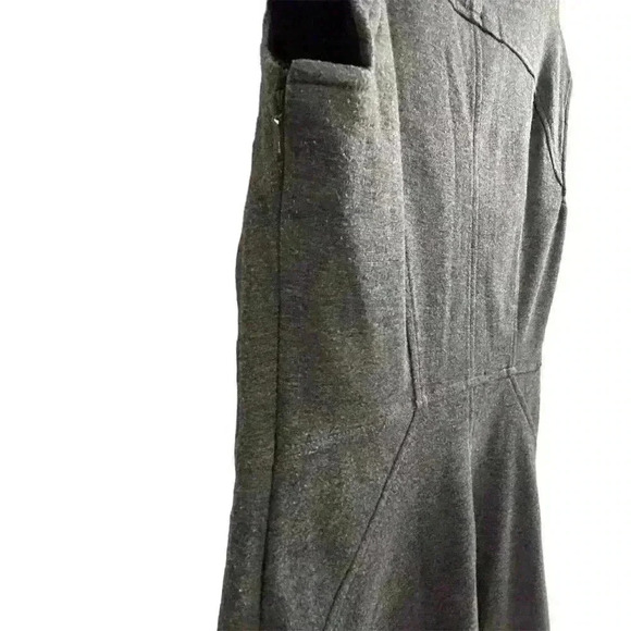 Cache Women's Size 4 Gray Sleeveless Sheath Knee Length Dress - Picture 4 of 9